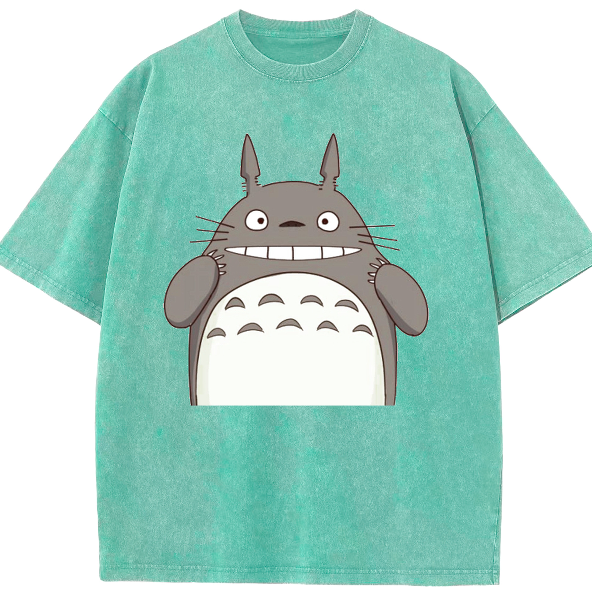 （画像用） となりのトトロ 草壁メイ 草壁サツキ My Neighbor Totoro Satsuki Kusakabe Mei Kusakabe 綿100% ヴィンテージ風 半袖Tシャツ（フロントプリント）